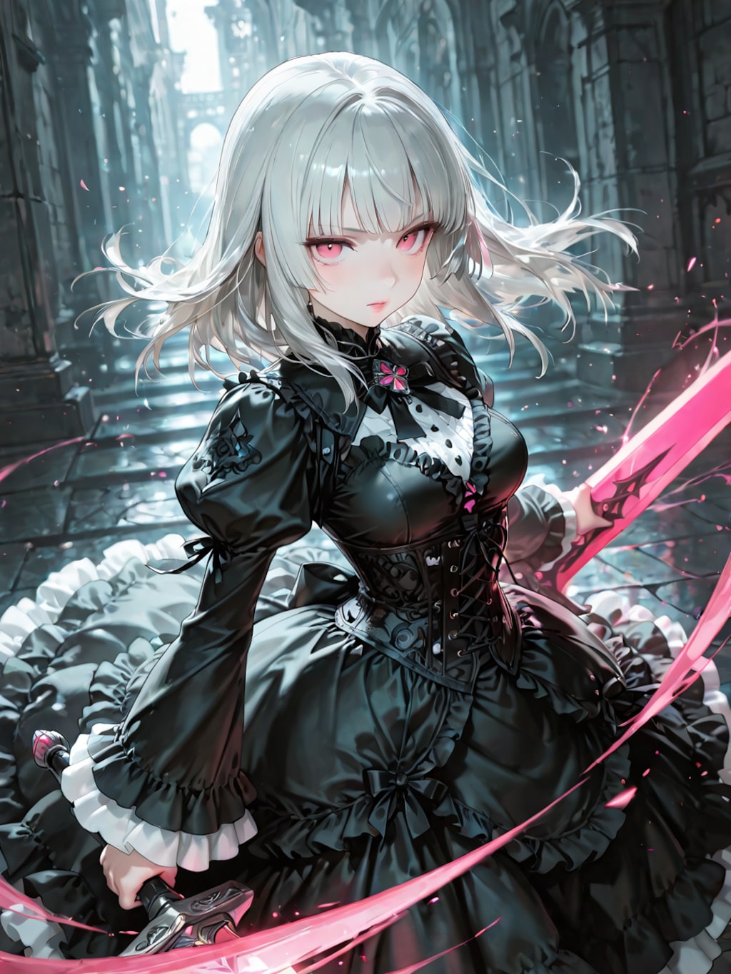 ゴスロリと大剣