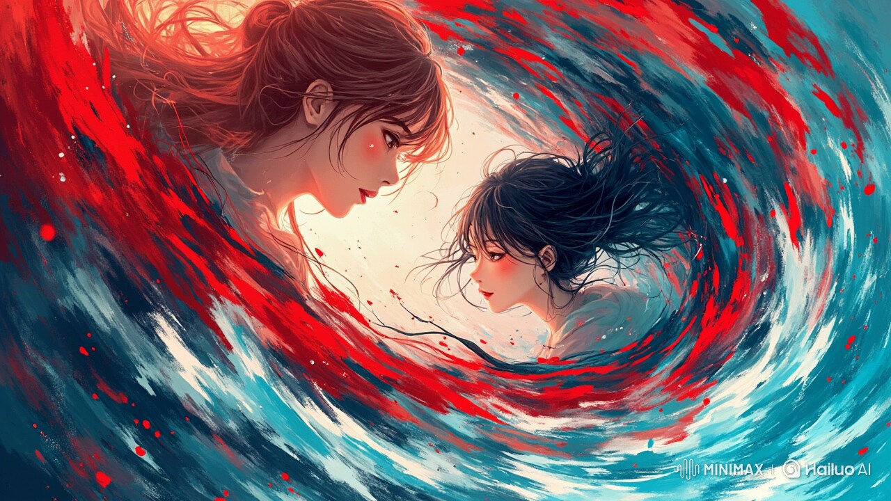 赤と青の色彩