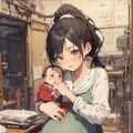 困惑妊娠少女８ 4枚目