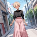 急に勃起してしまって、物陰でオナニーする男の娘 2枚目