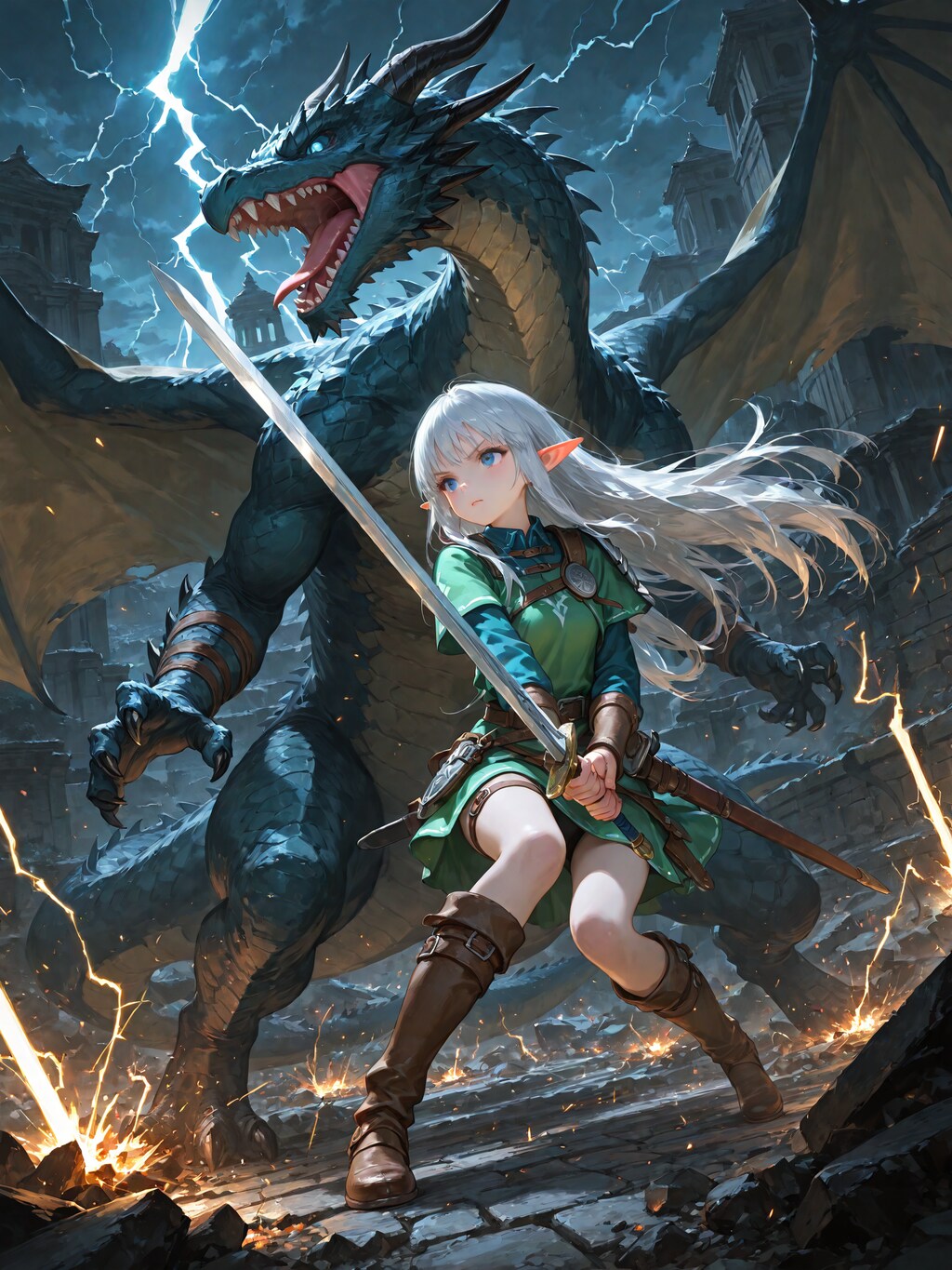 エルフとドラゴン
