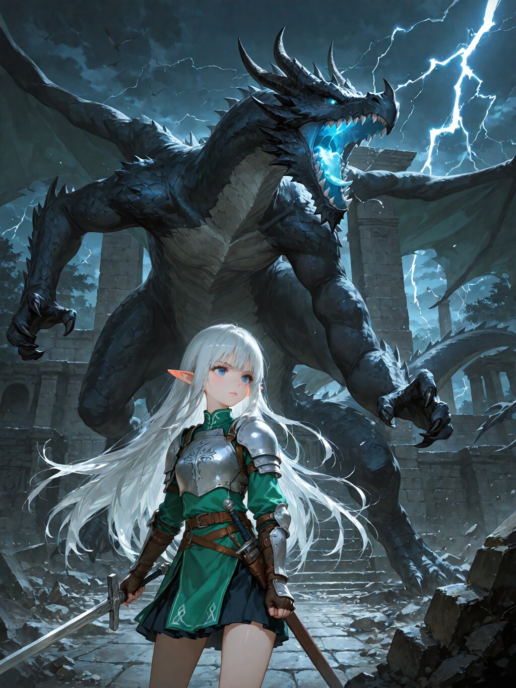 エルフとドラゴン