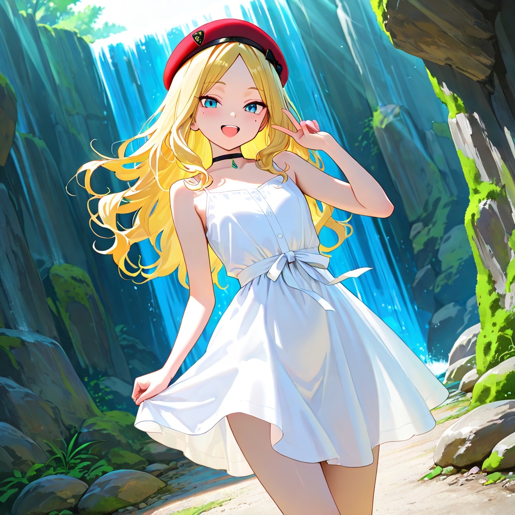 サンドレスを簡単強化[腰紐①]