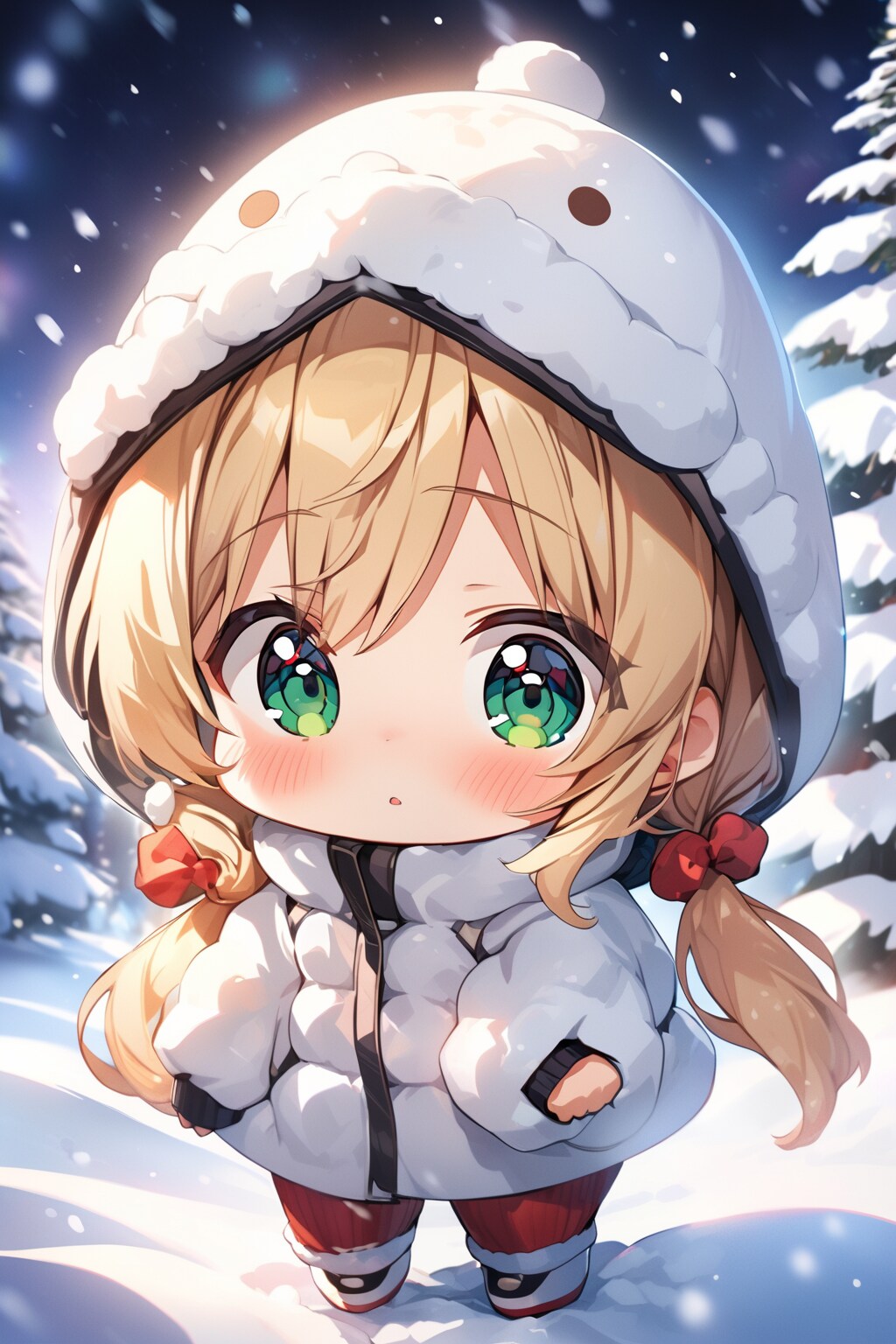 雪の妖精茉莉花ちゃん