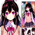少女漫画な、黒髪ポニーテール少女♥(12枚) 7枚目
