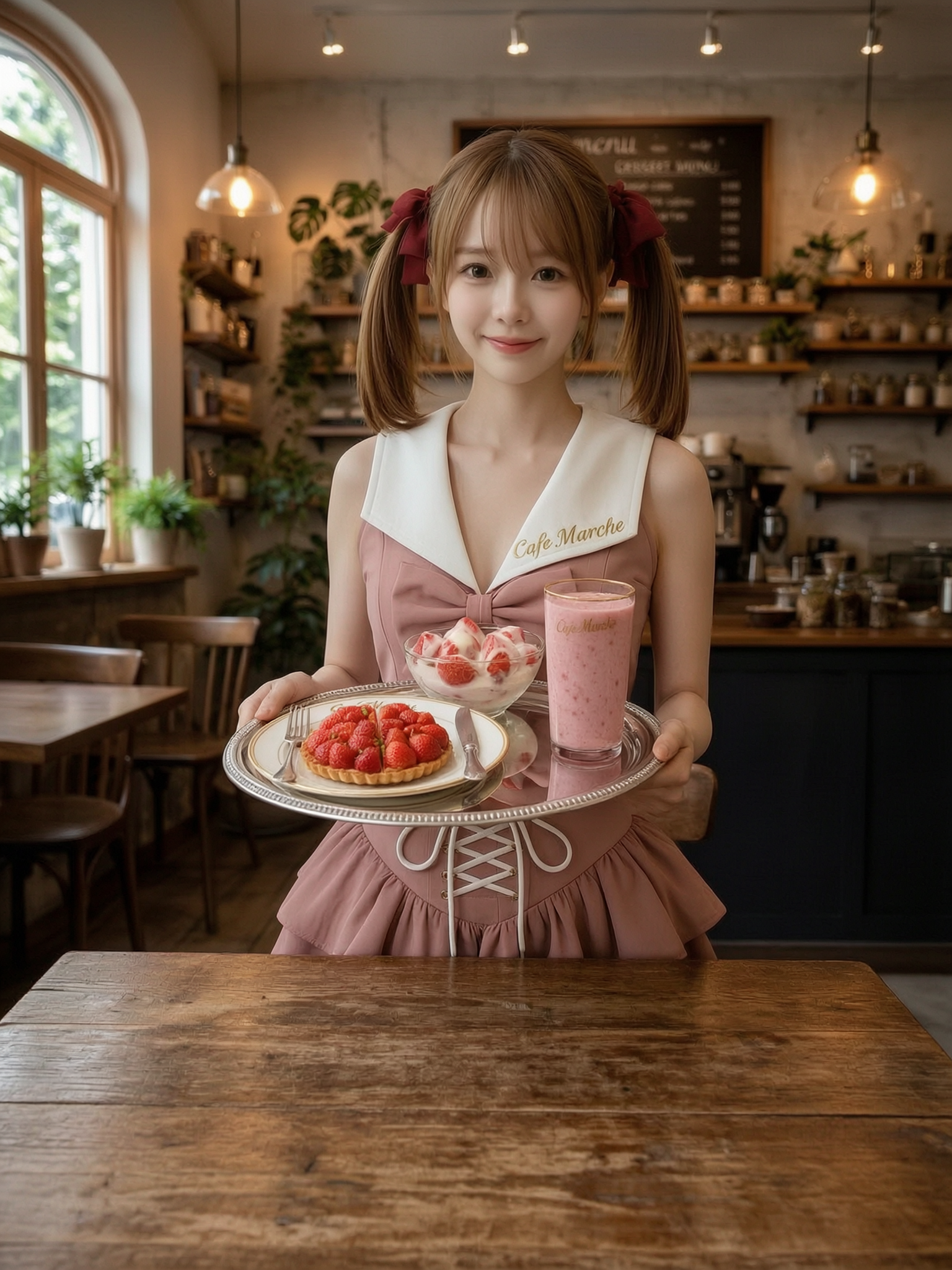 毎月15日は「いちごの日」(Cafe Marché 美樹)