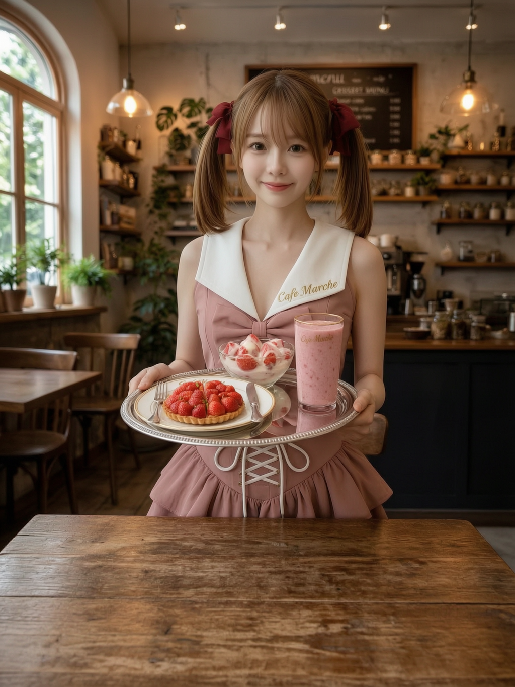 毎月15日は「いちごの日」(Cafe Marché 美樹)