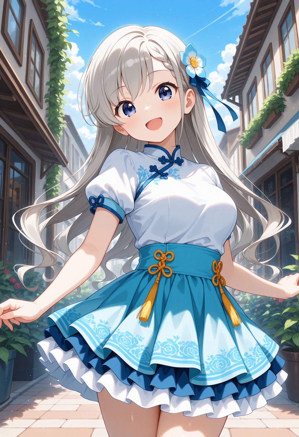 瑠璃色のモダン・チャイナ