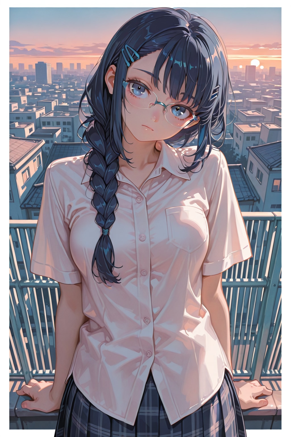 夕暮れの景色 | の人気AIイラスト・グラビア