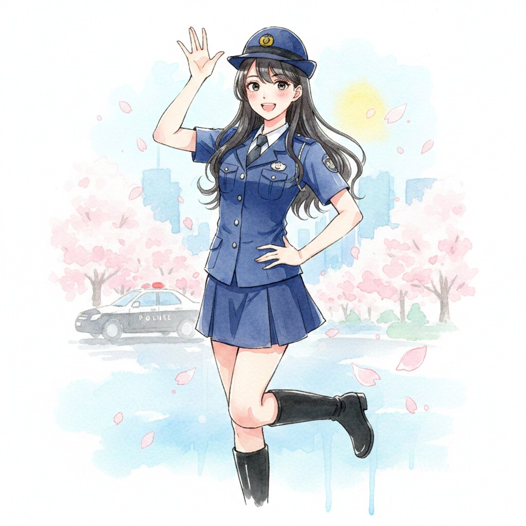 アイドル女性警察官
