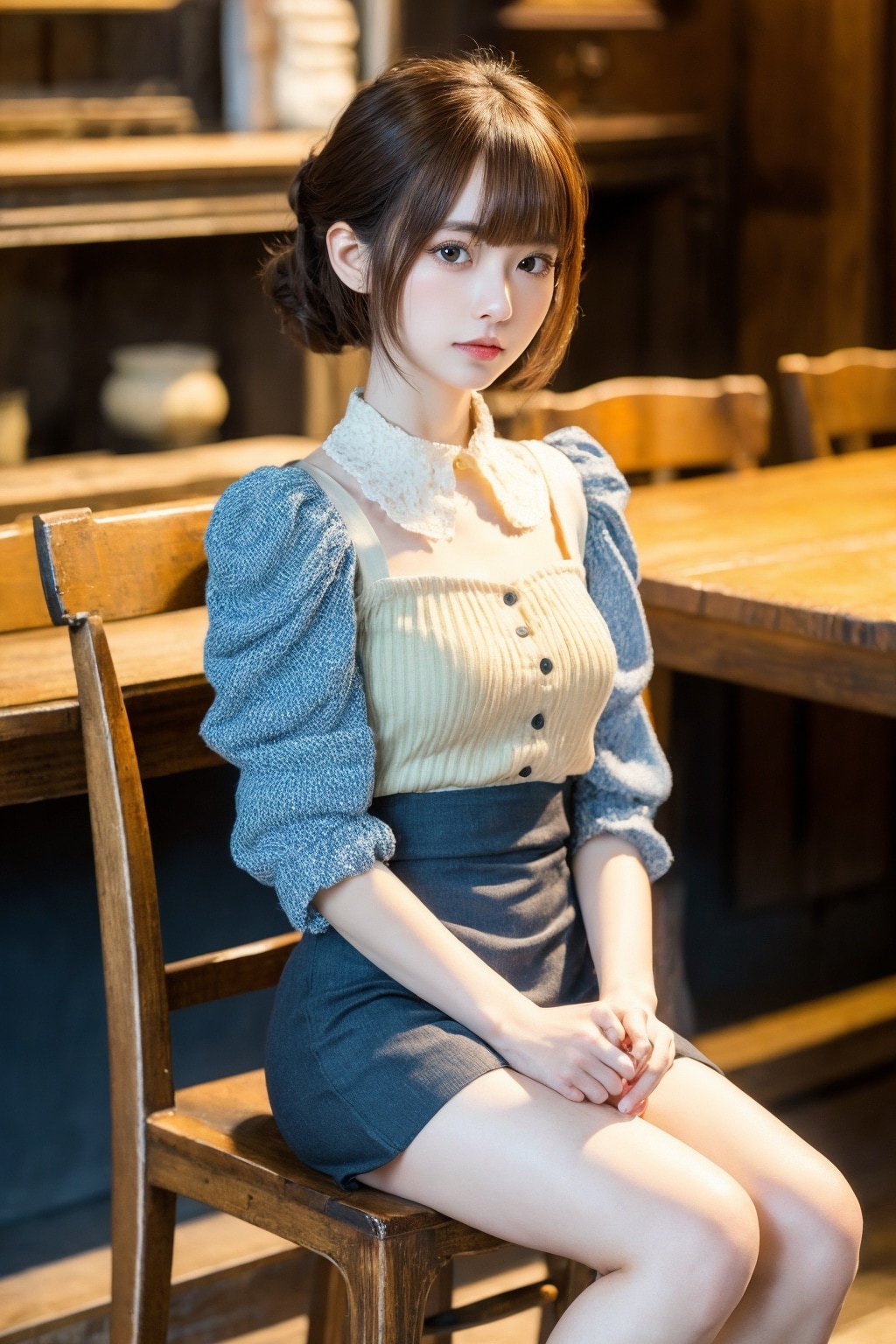 椅子 | の人気AIイラスト・グラビア