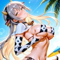 牛柄ビキニのシスターさん 7枚目