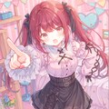 地雷系ファッションのお嬢様 2枚目