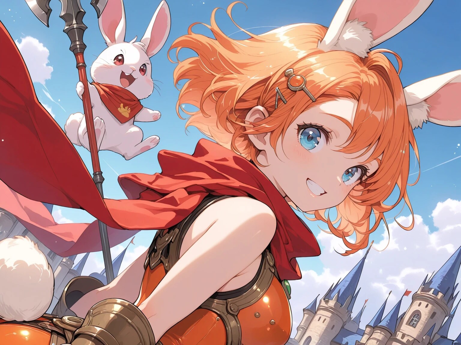 うさみみ戦士 | の人気AIイラスト・グラビア