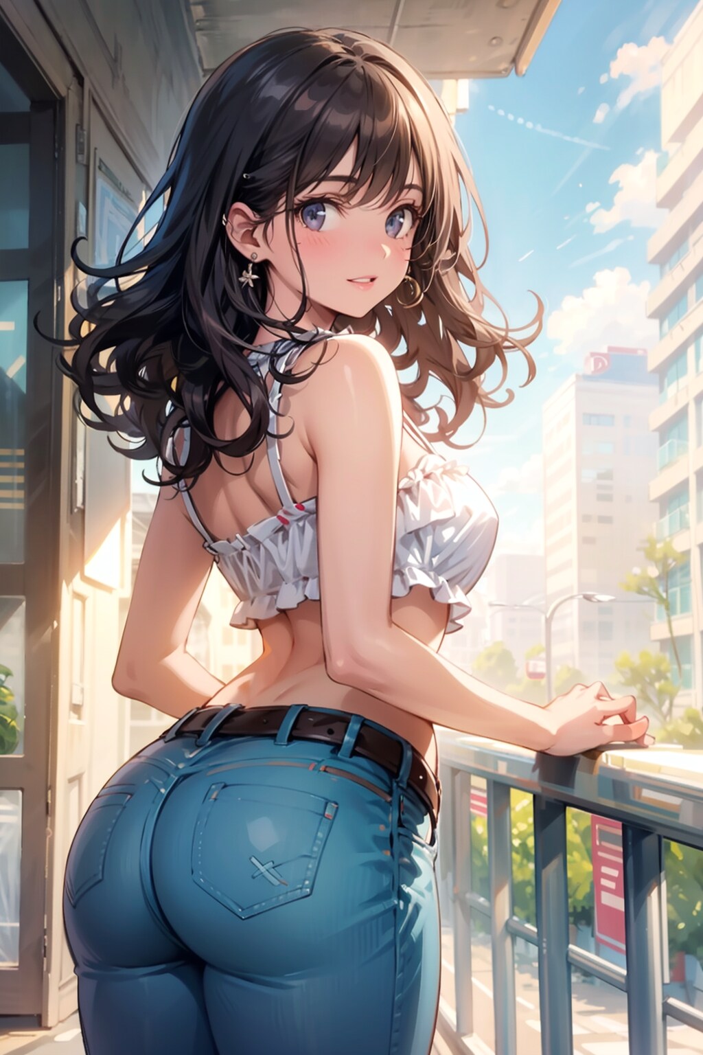 見返り女性