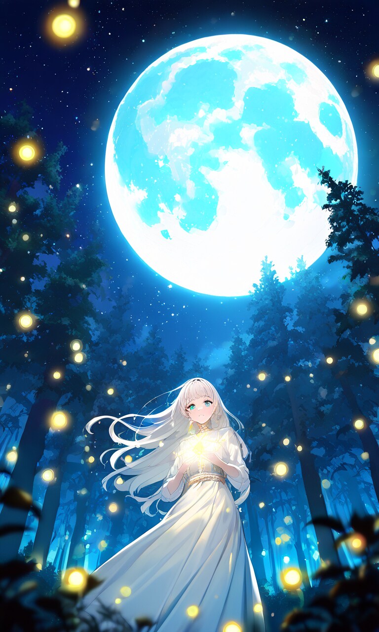 月夜と蛍３ | の人気AIイラスト・グラビア