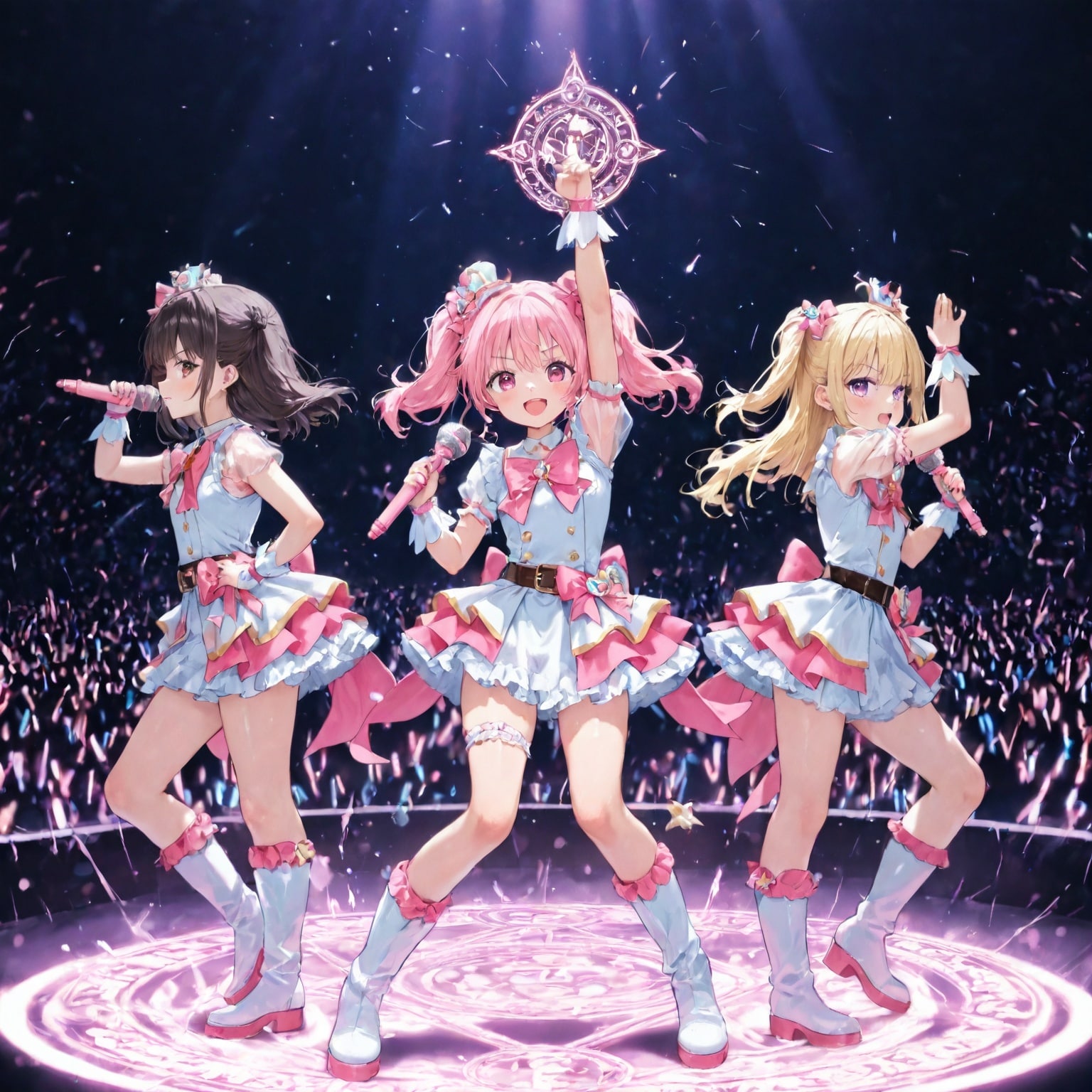 マジカルアイドルユニット、いきます！ | の人気AIイラスト・グラビア