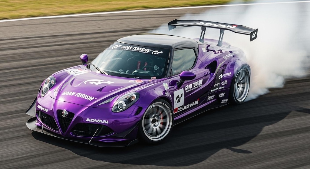 グランツーリスモアルファロメオスパイダーのドリ車