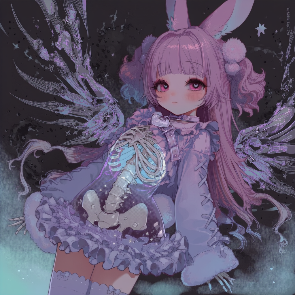 デスバニーの心臓はハートです♡