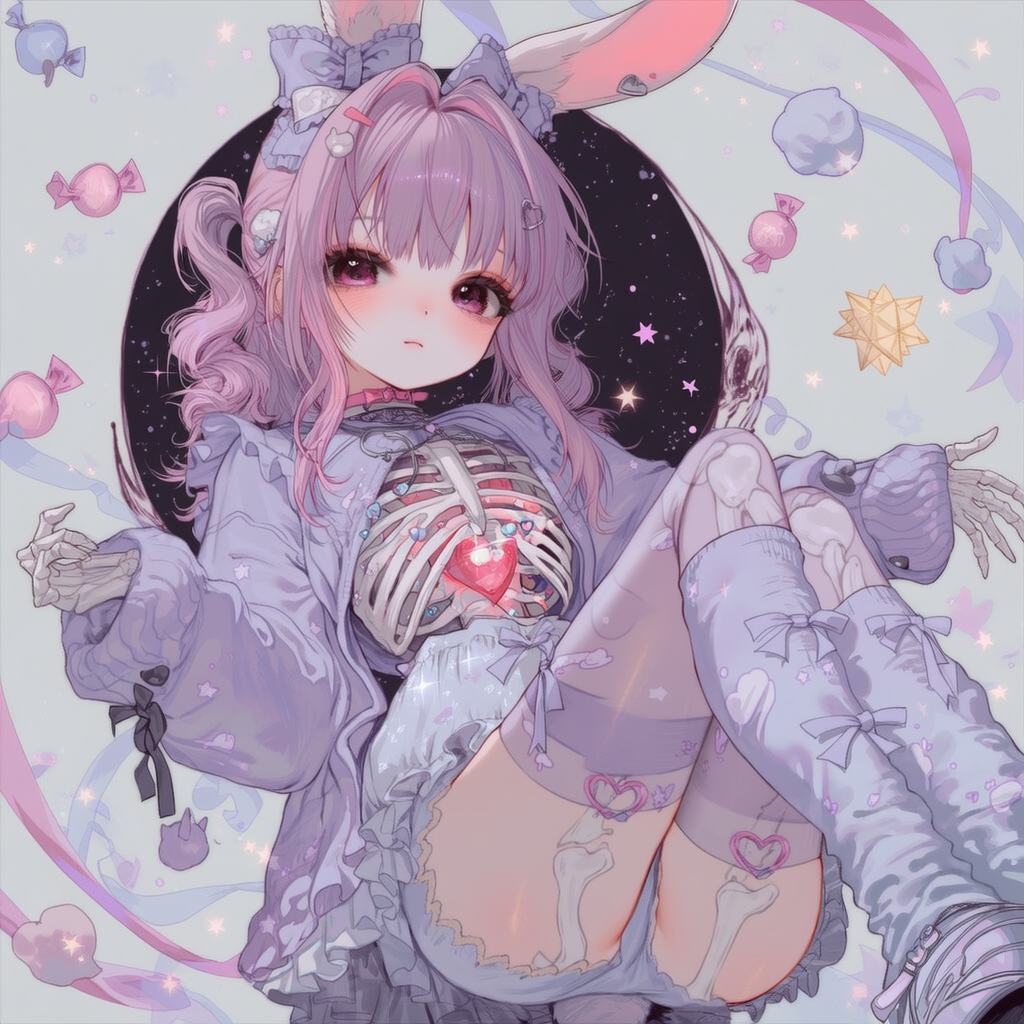 デスバニーの心臓はハートです♡