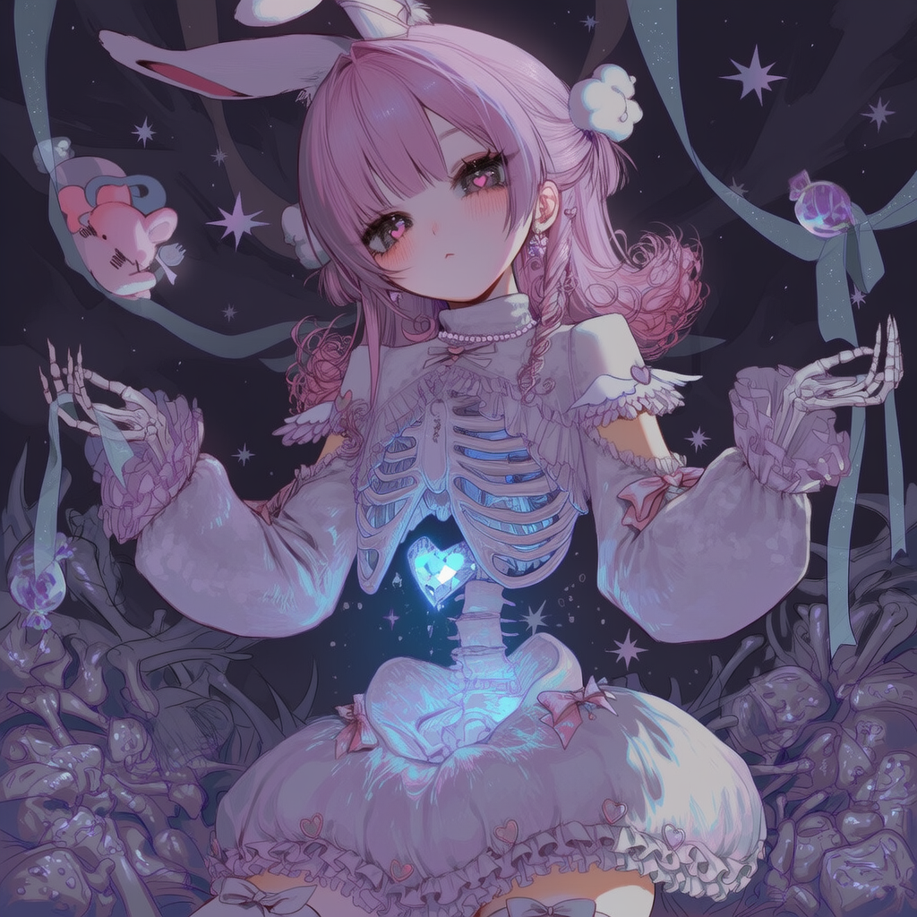 デスバニーの心臓はハートです♡