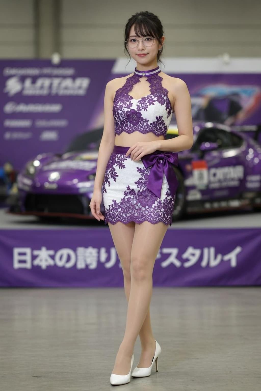 普通のレースクイーン風