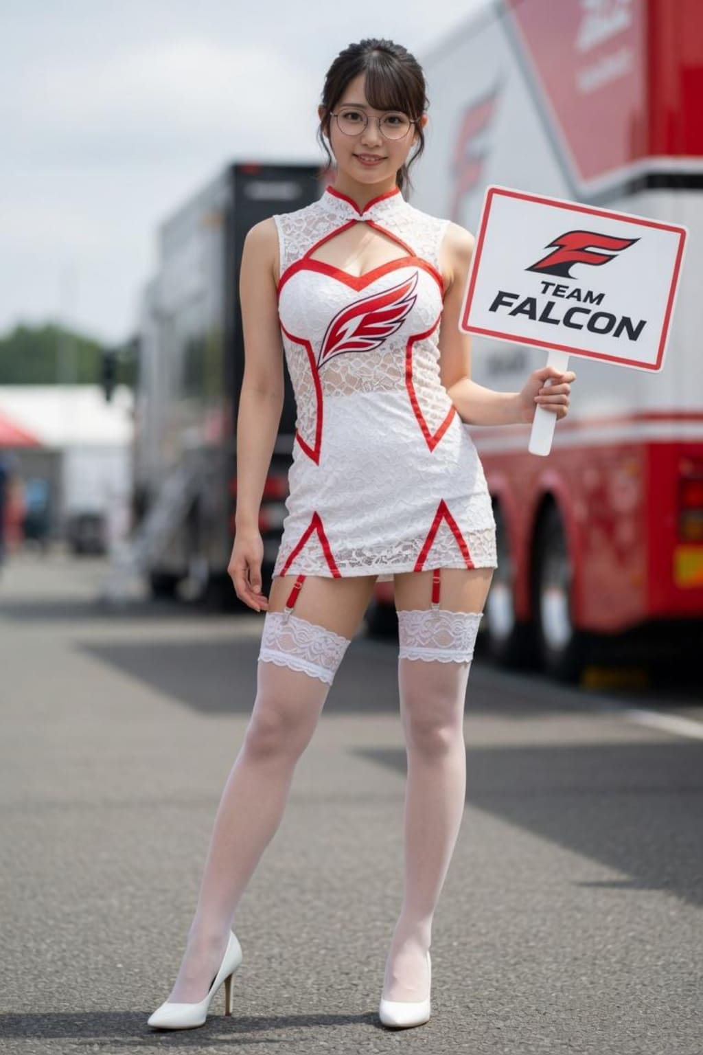 普通のレースクイーン風