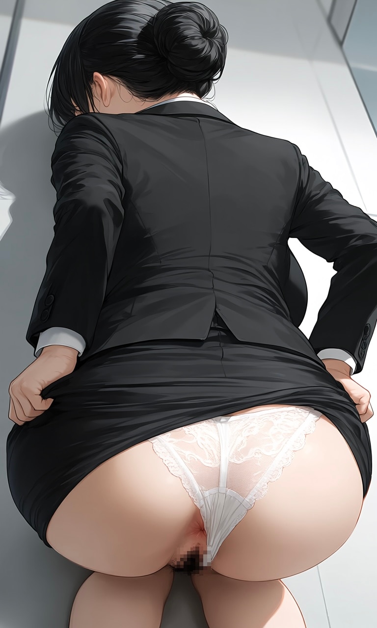 黒髪お尻13