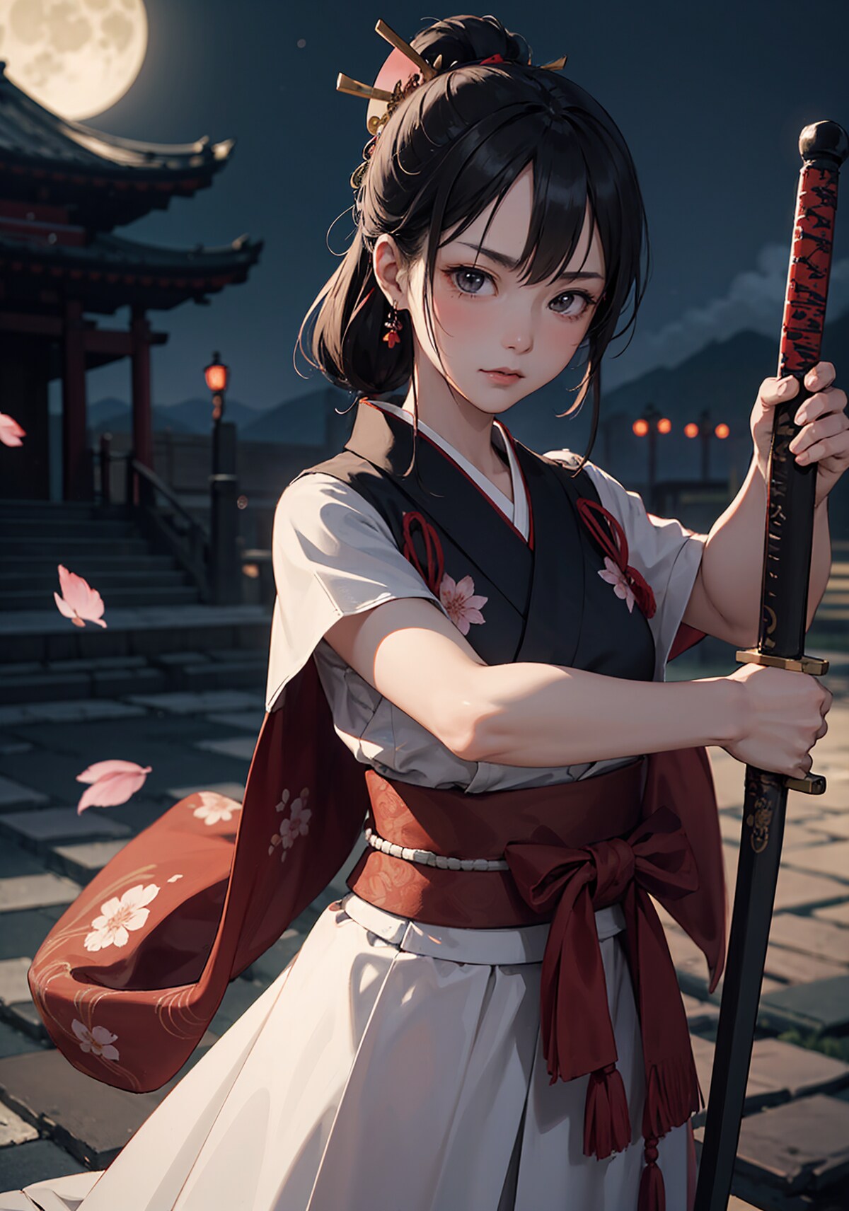 女性武士！