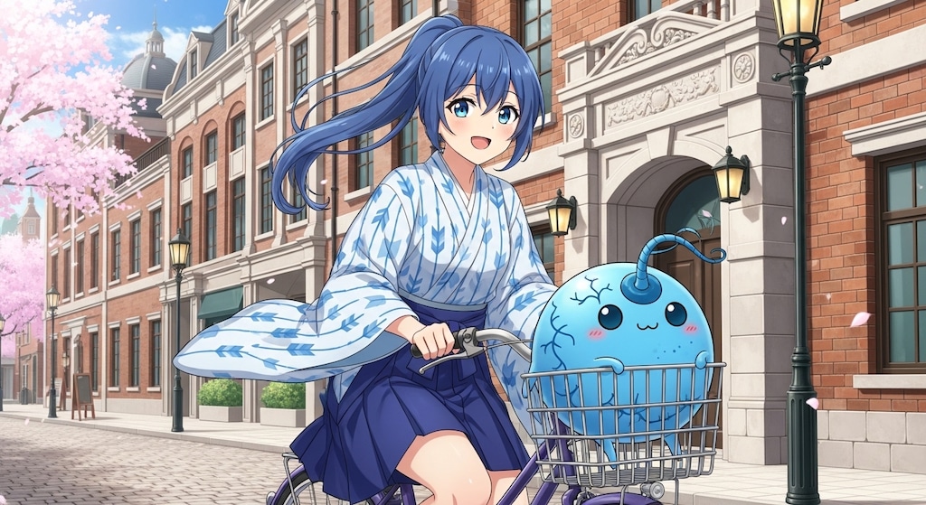 大正の街 サイクリング