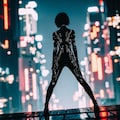 AI画像サイバーパンク風作品14 3枚目