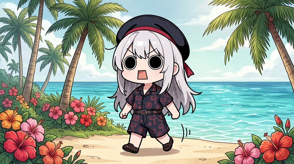 ハイビスカスえらいこっちゃ嬢
