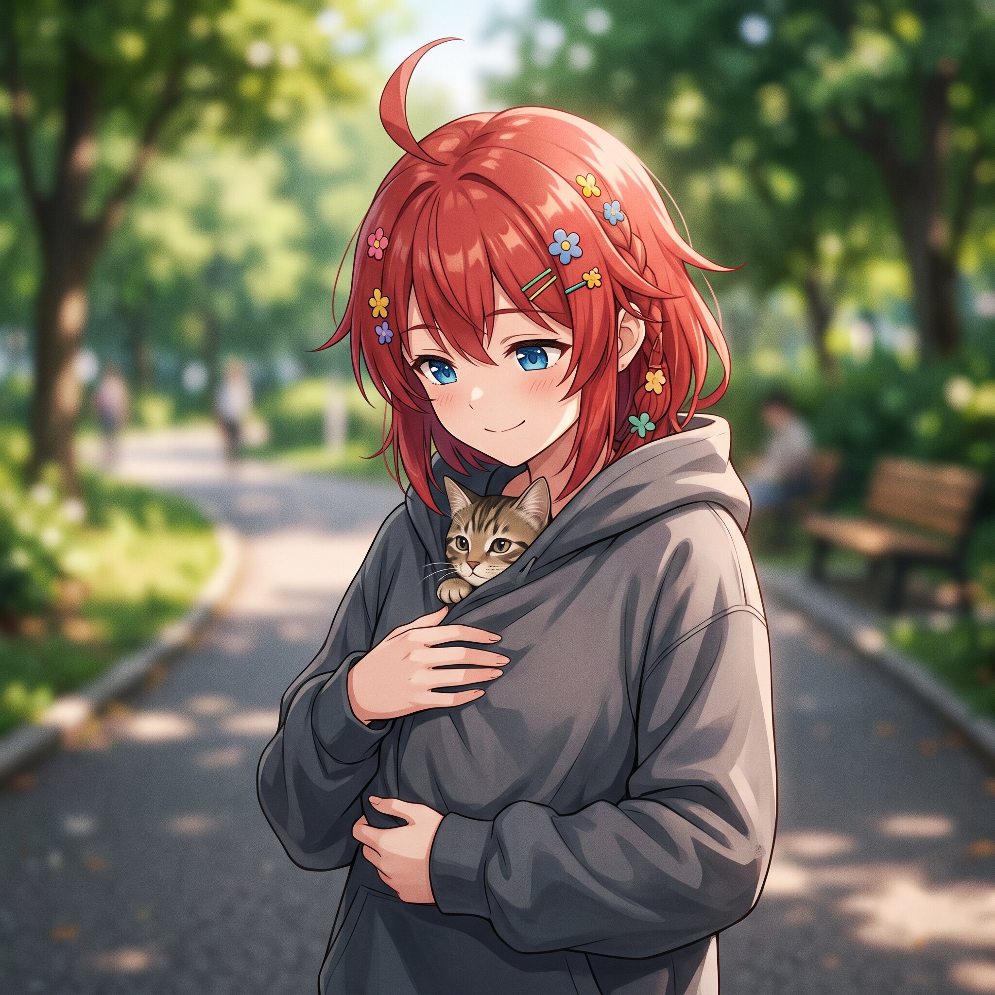 フードの中に猫 | の人気AIイラスト・グラビア