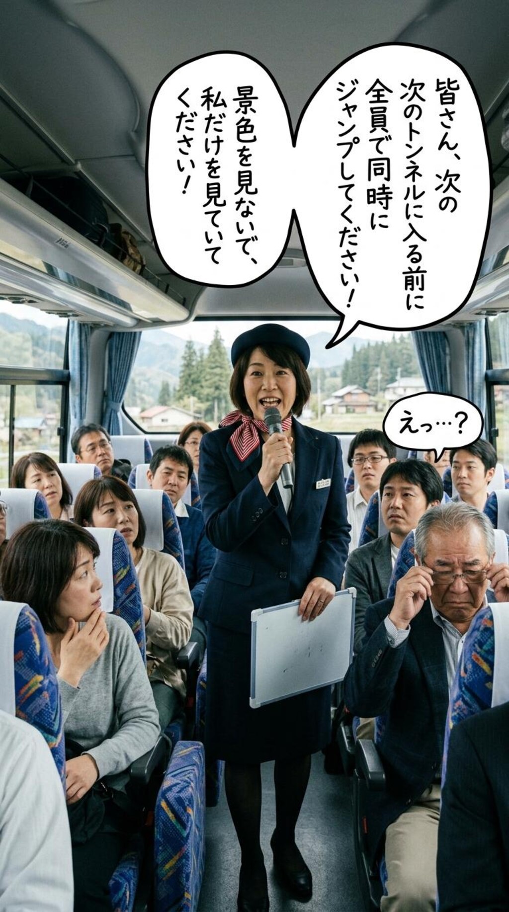 バスガイドのアドバイス