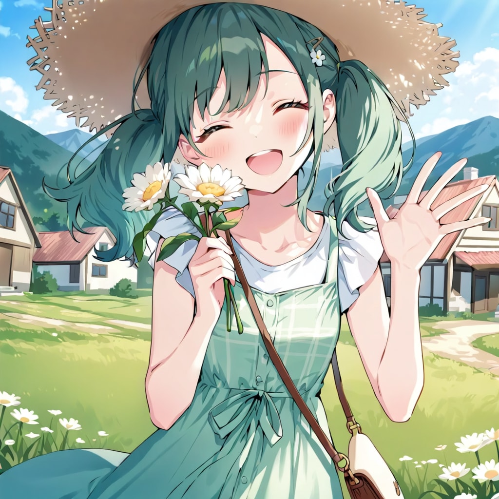 GWに避暑地へ行った若葉ちゃん