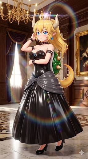 スーパーマリオ　クッパ姫 | の人気AIイラスト・グラビア