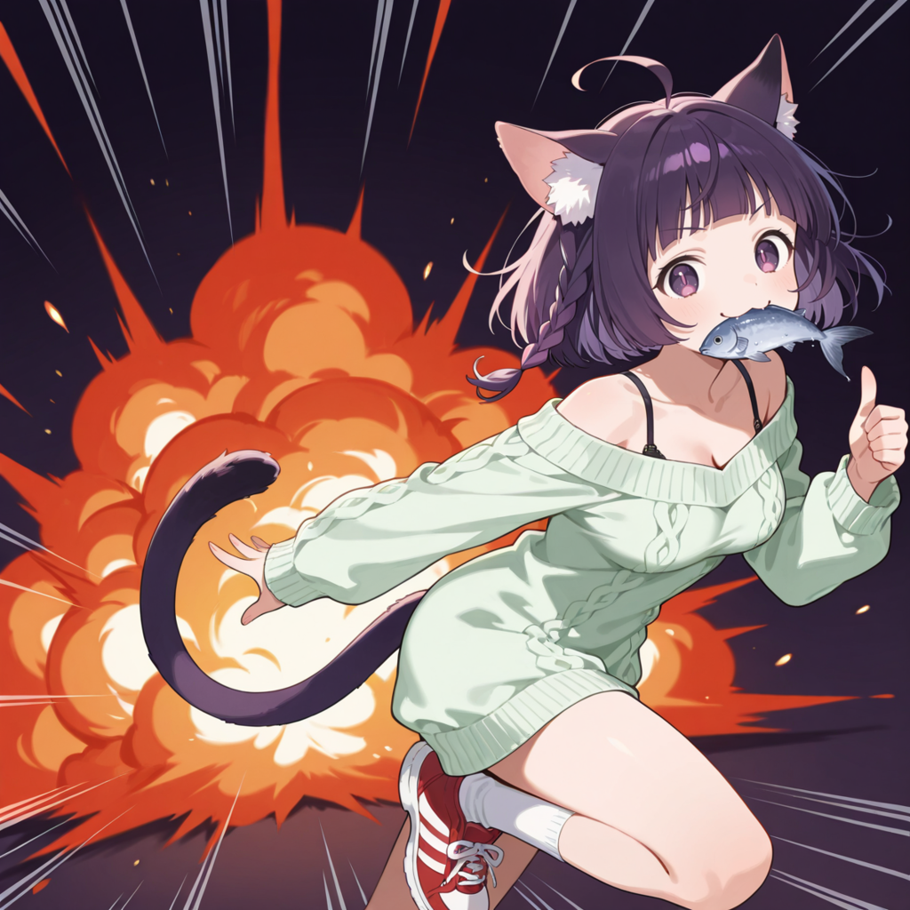 作戦成功にゃ！