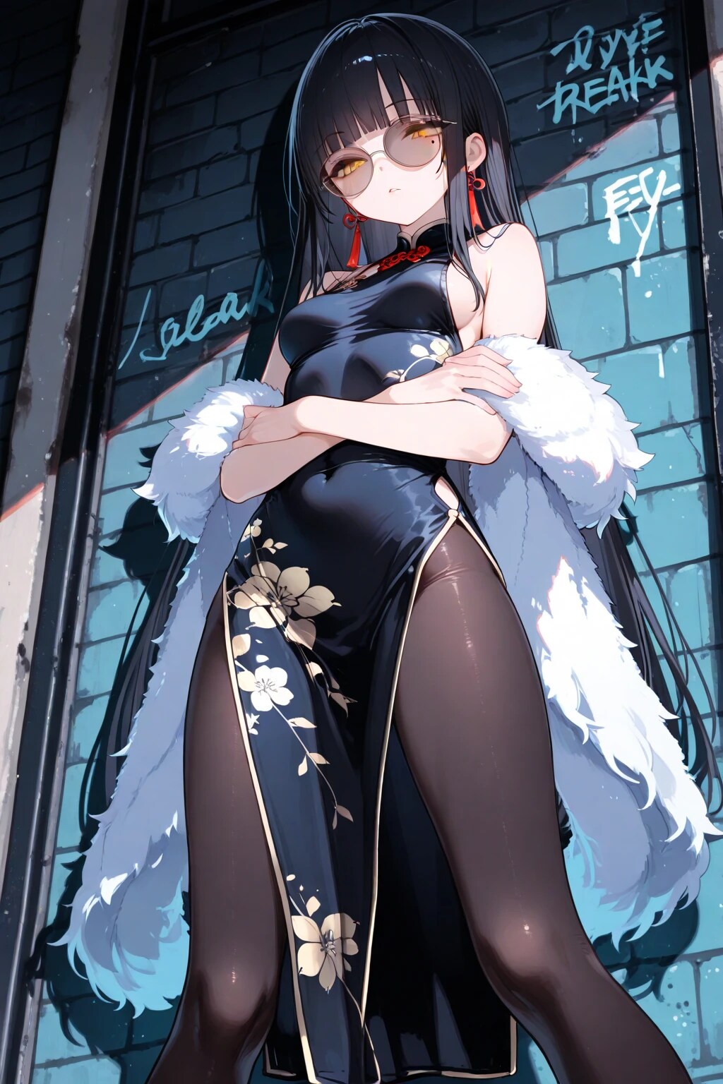 チャイナドレスのお姉さん