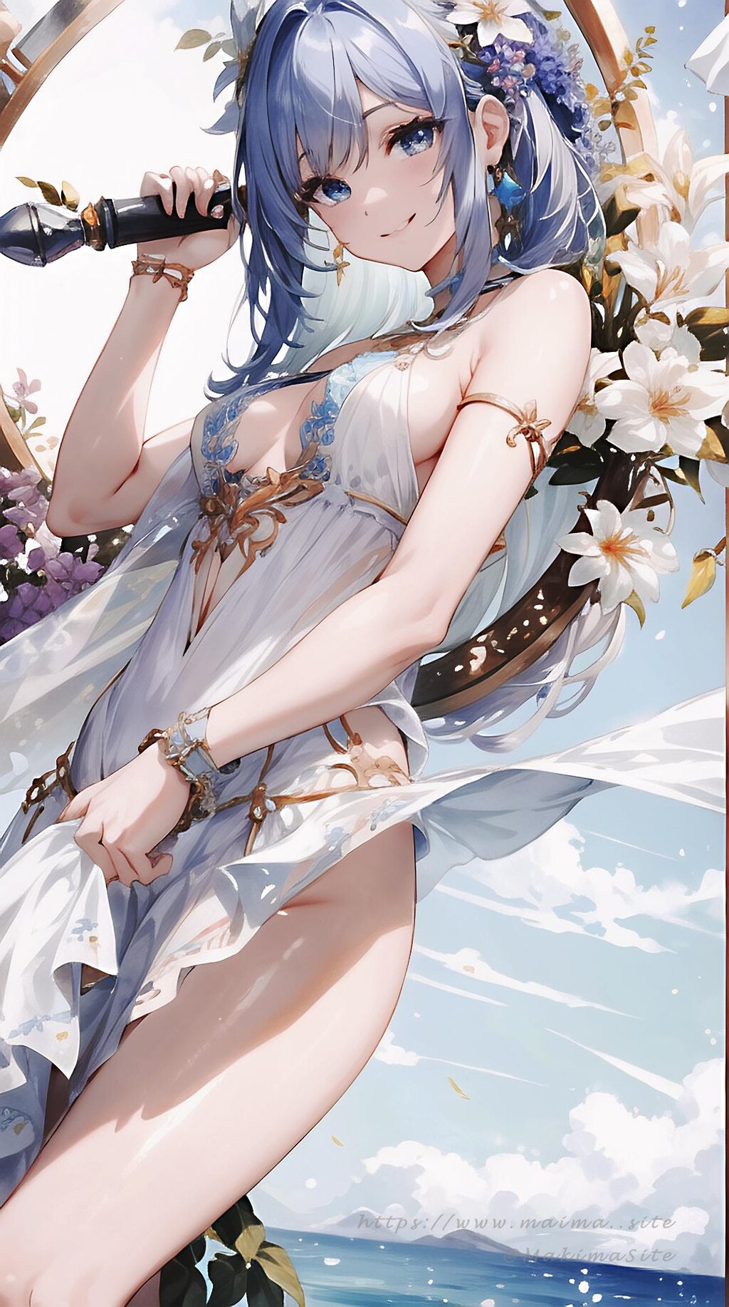 Flower ornamentとそよ風のいたずら