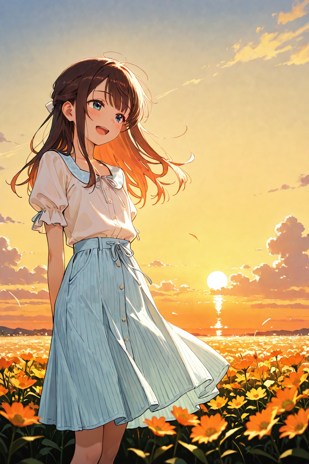 夏の夕暮れ