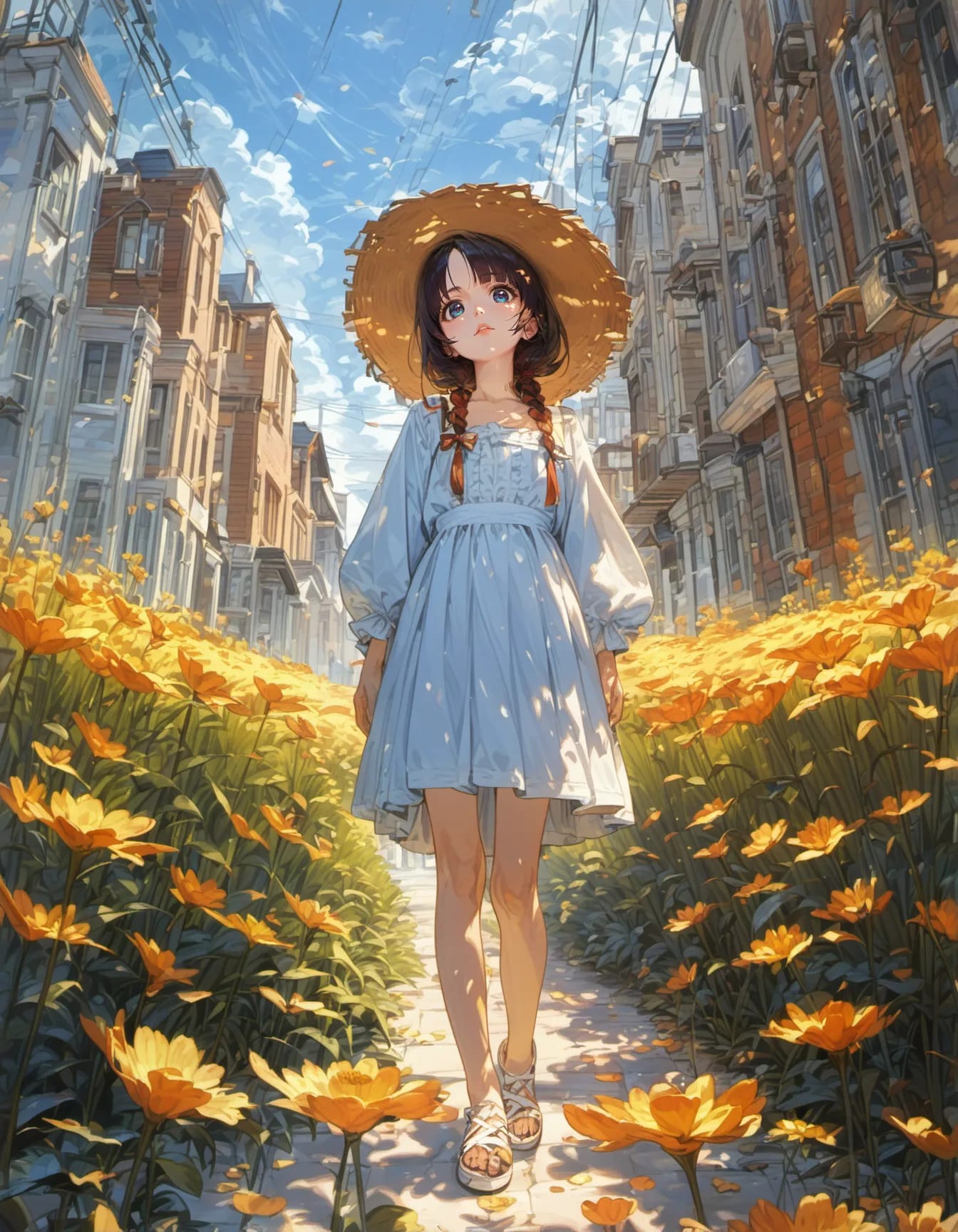 Golden Path of Summer | の人気AIイラスト・グラビア