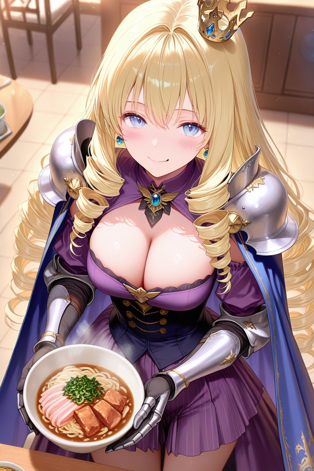 うどん頼んだらラーメンが出てきた姫騎士