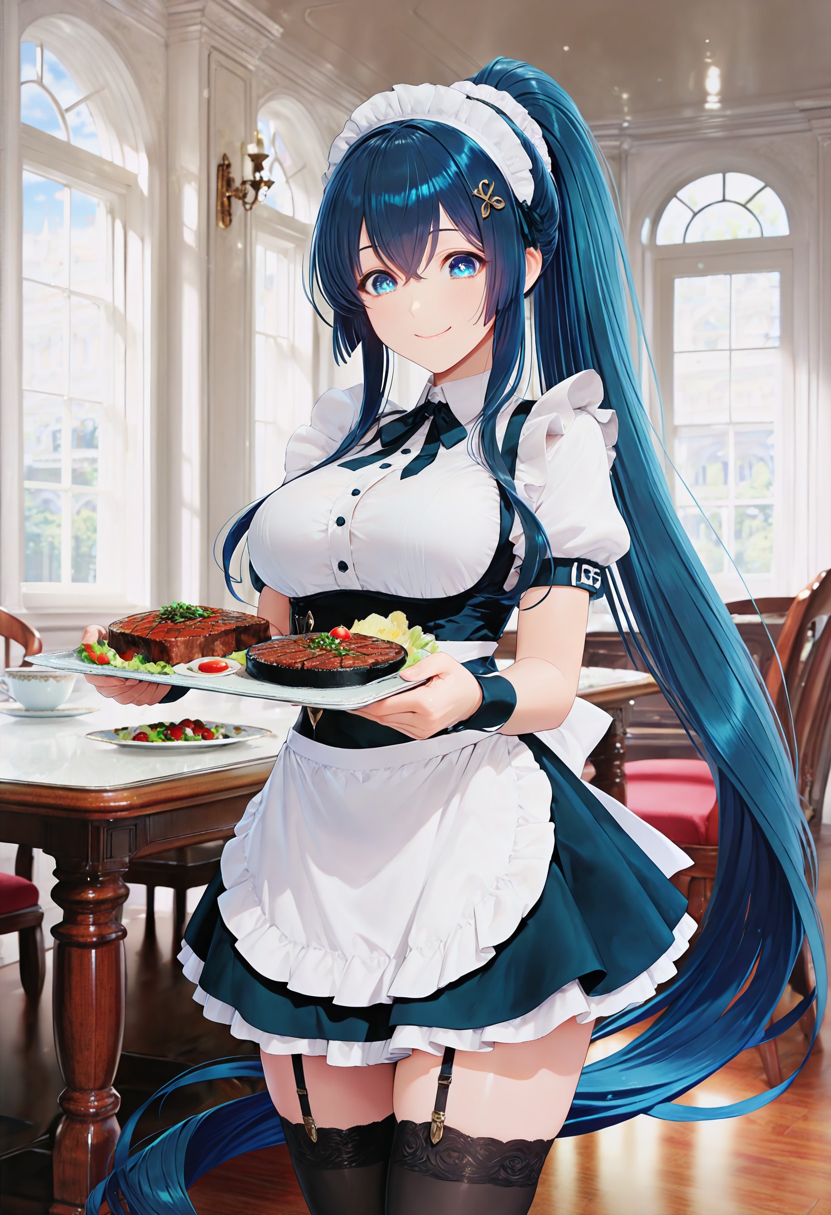 坊ちゃんへのお食事 | の人気AIイラスト・グラビア
