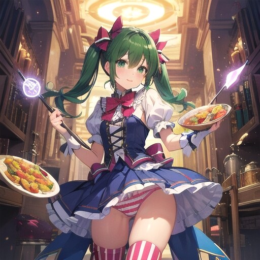 ミクさん　食べ物魔法