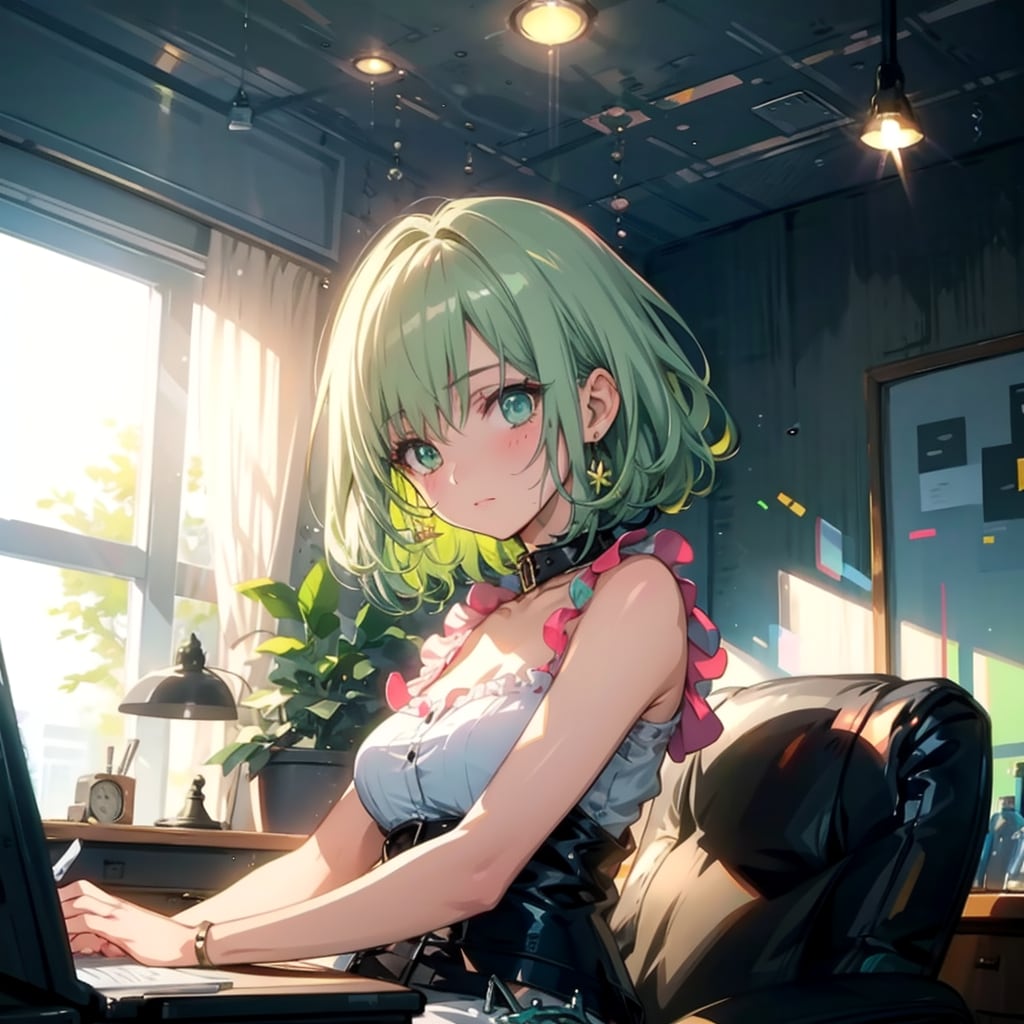 TOPAZちゃんの執務中