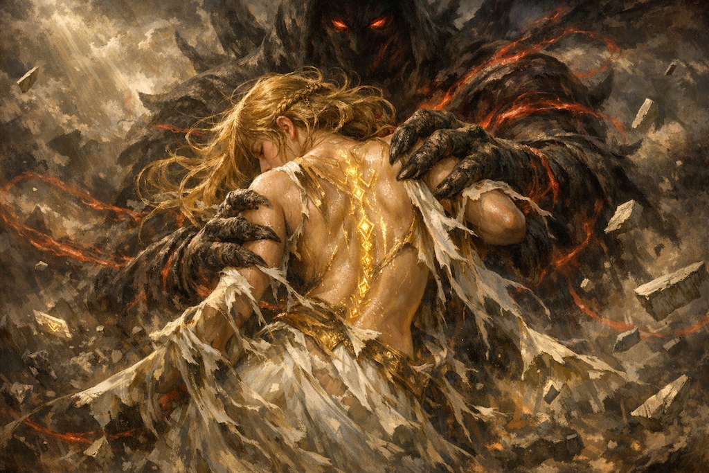 【絵画で顎くい】