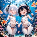 稀にすしが泳ぐ海 2枚目