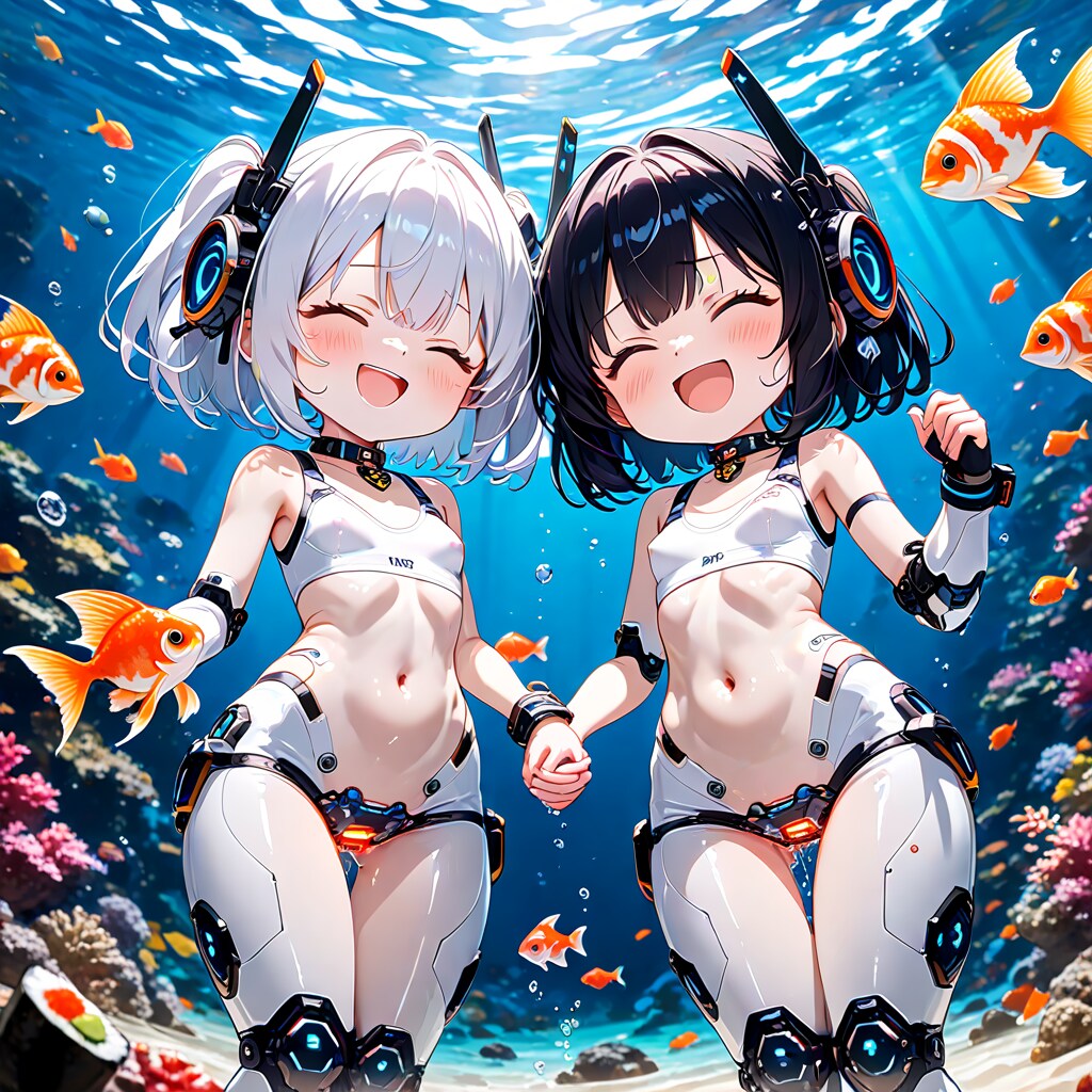 稀にすしが泳ぐ海
