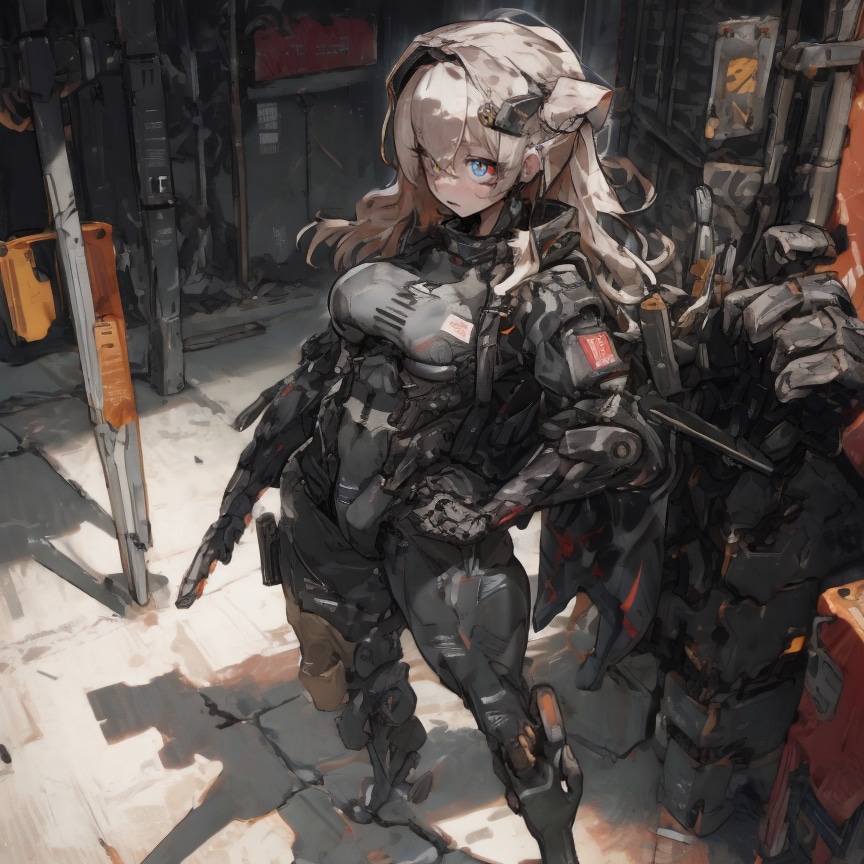 Girl and Robot1173