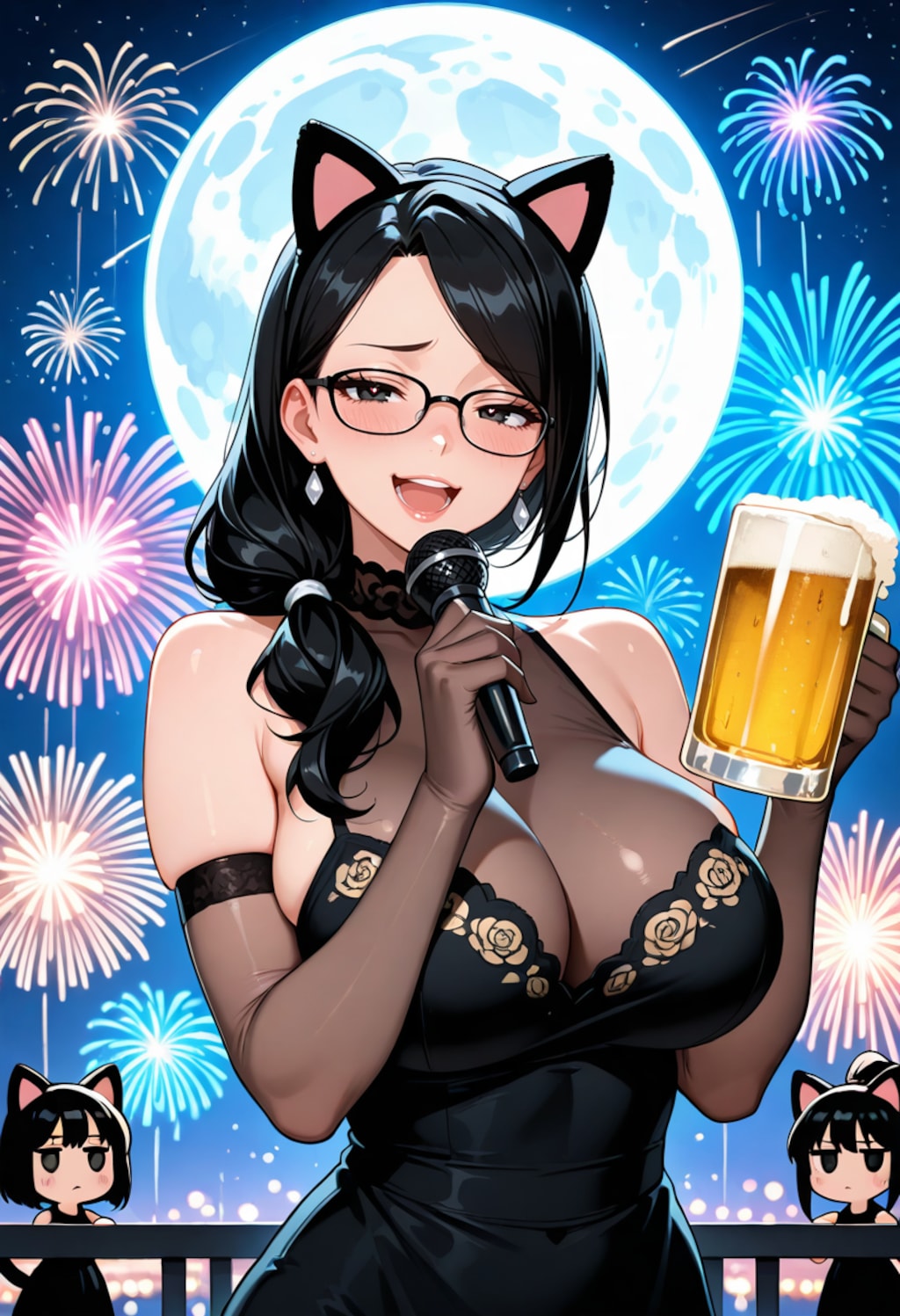 ビールと月夜と猫耳演歌